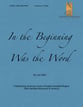 In the Beginning Was the Word Handbell sheet music cover